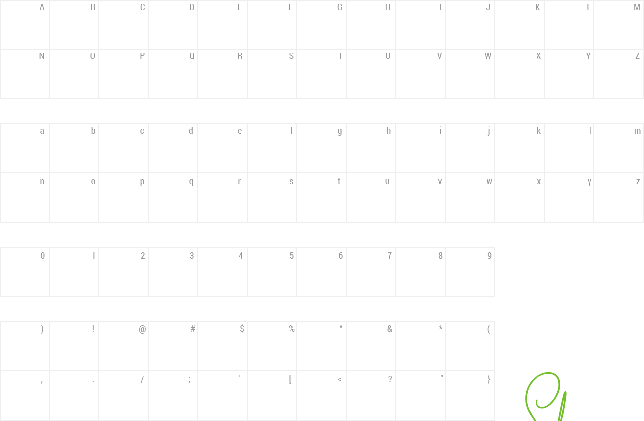 Font Signatory preview