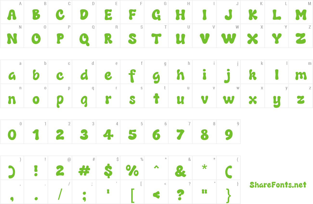 Font Skytone preview