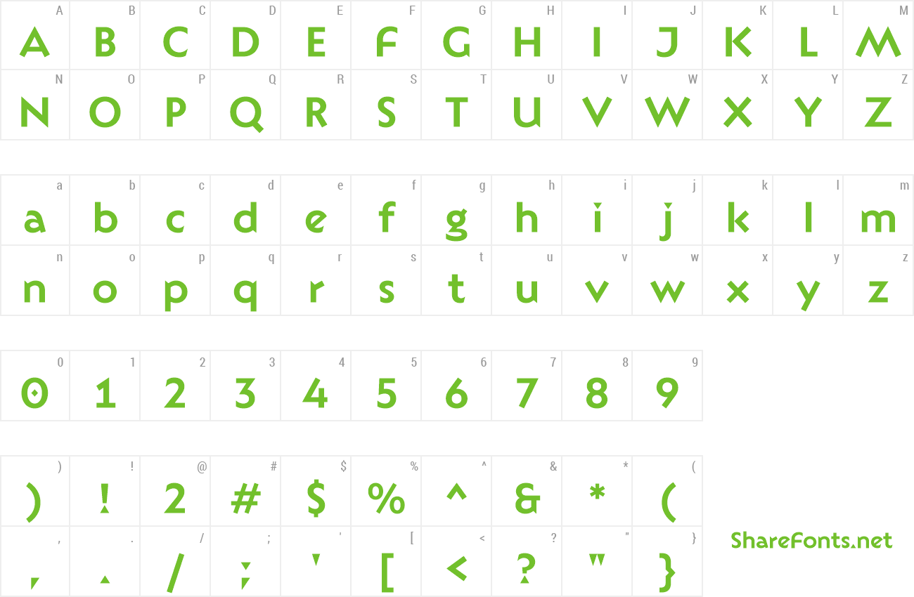 Font TT Gertika preview
