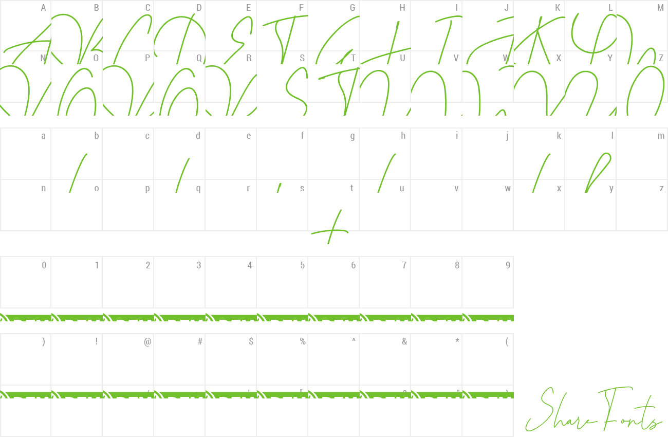 Font Via Abigail preview