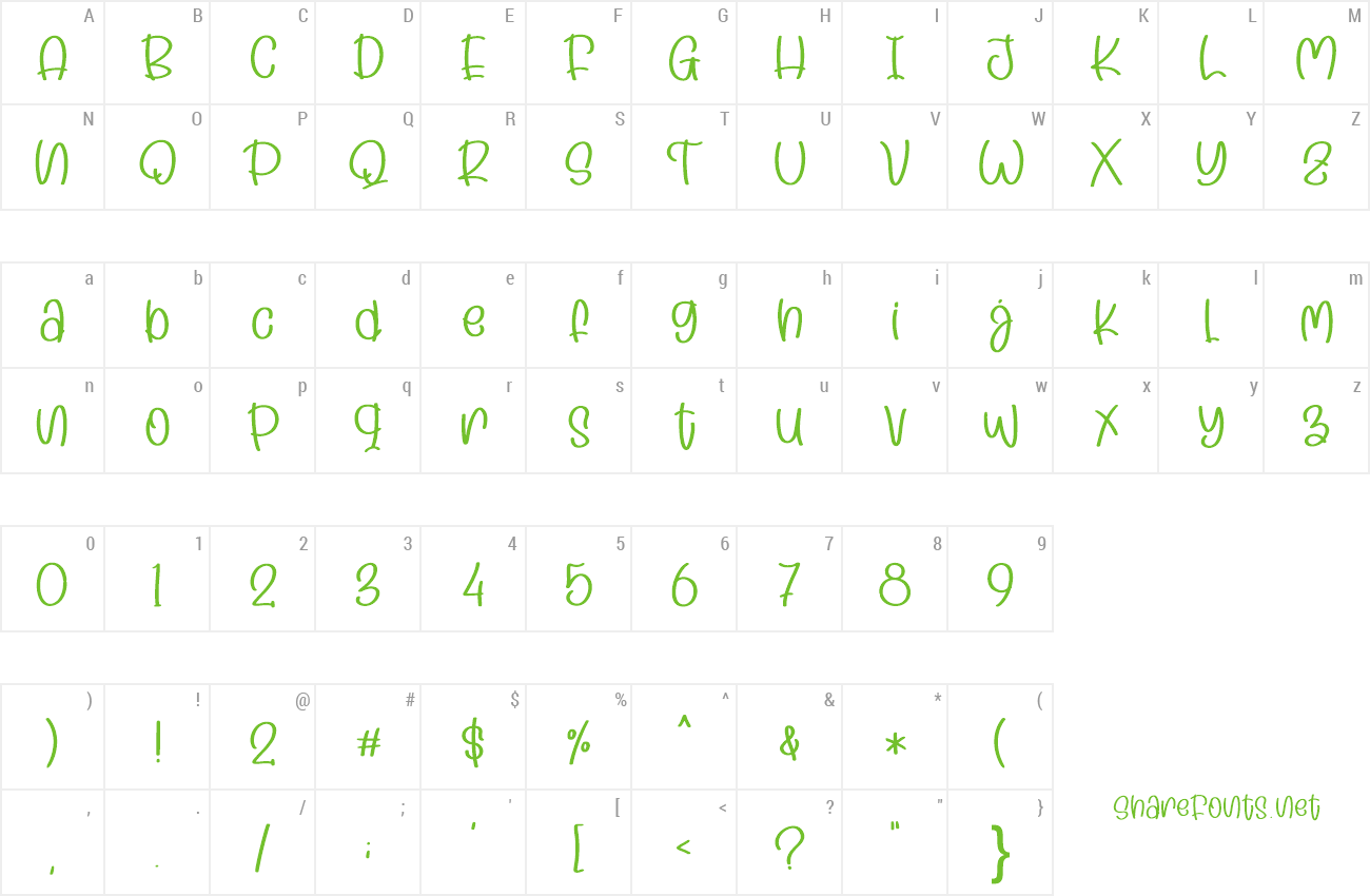 Font Baby Moala preview