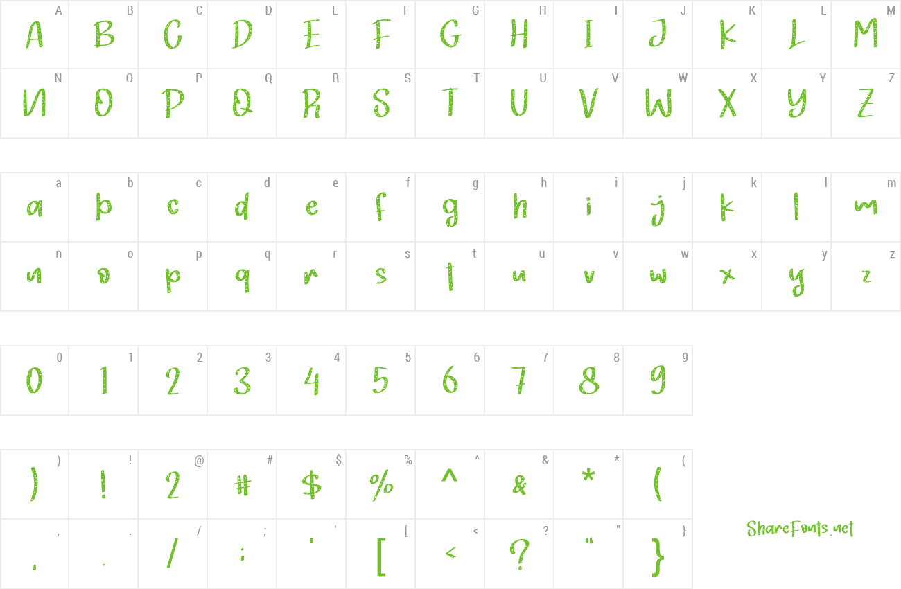 Font Christmas Chocho preview