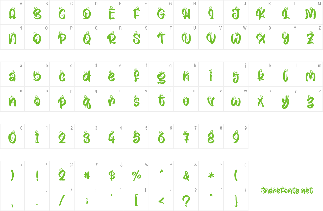 Font Christmas July preview