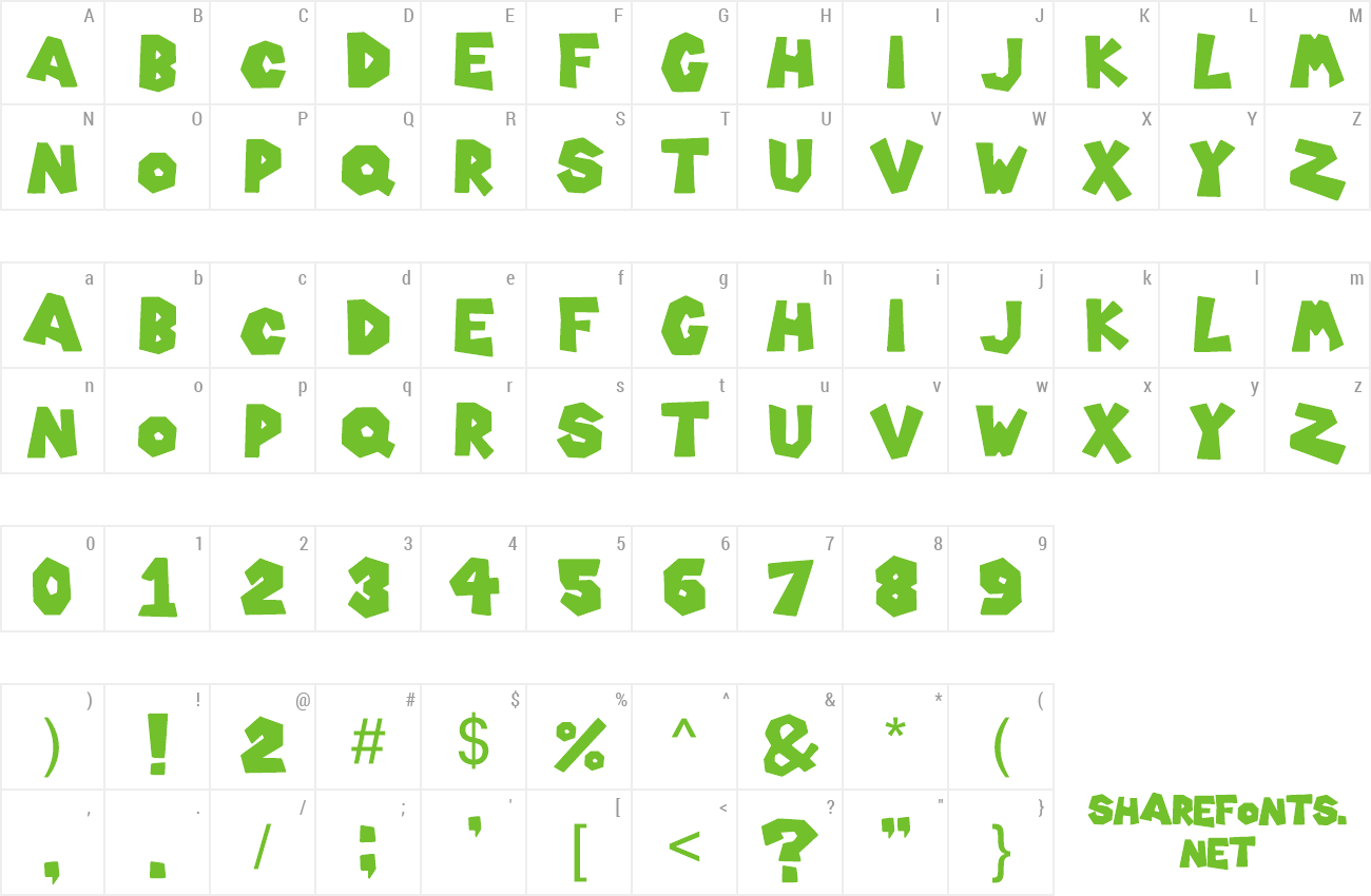 Font Mayro Kart Retro preview