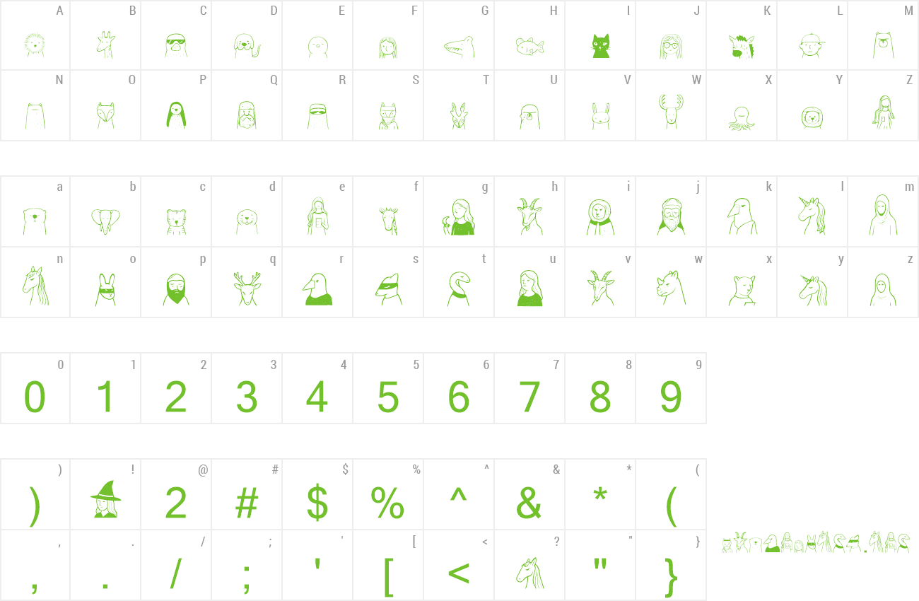 Font Munchpixed preview