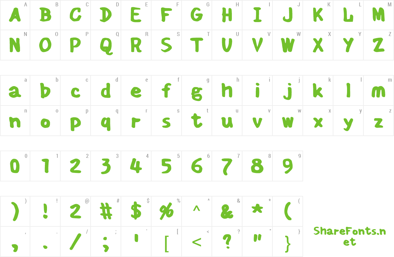 Font Scabber preview