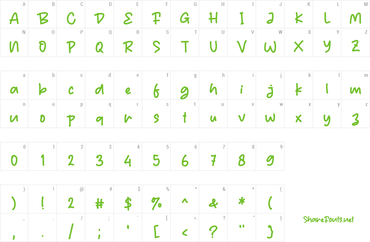 Font Summer Strike preview