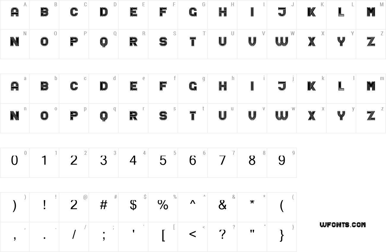 Font Bathroom preview