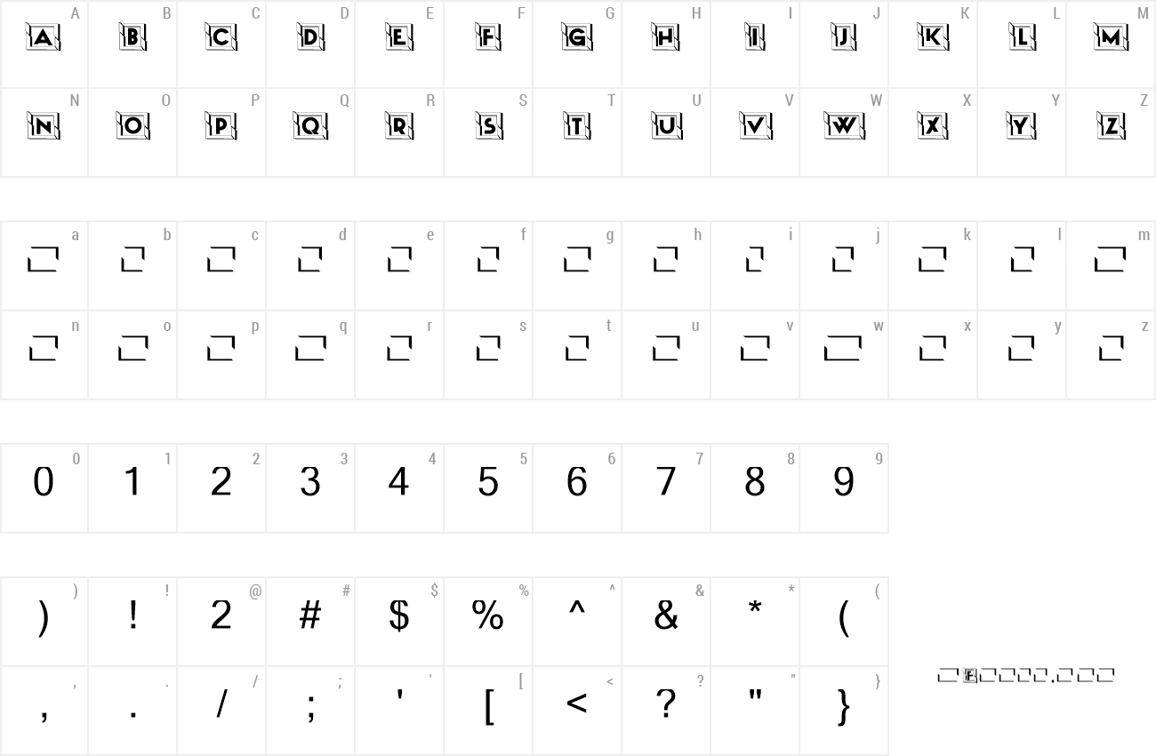 Font Explosion Capitals preview