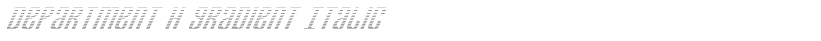 Department H + K font preview
