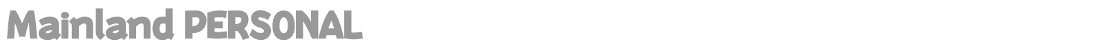 Mainland font preview