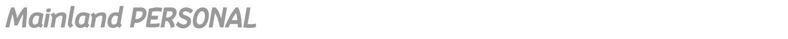 Mainland font preview
