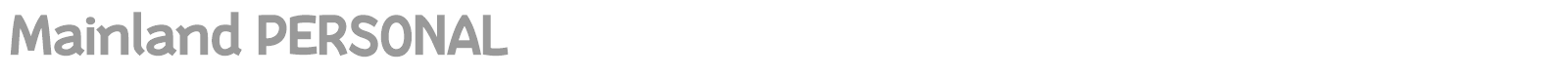 Mainland font preview