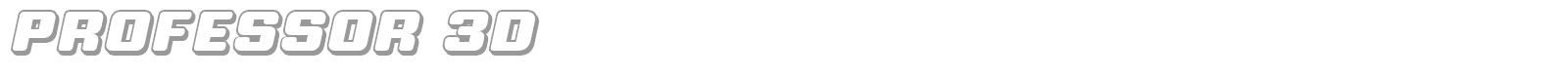 Professor font preview