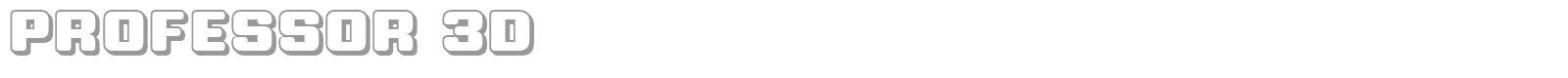 Professor font preview