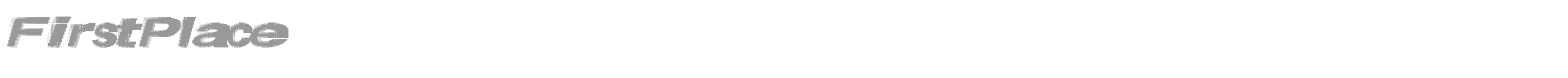 First Place font preview