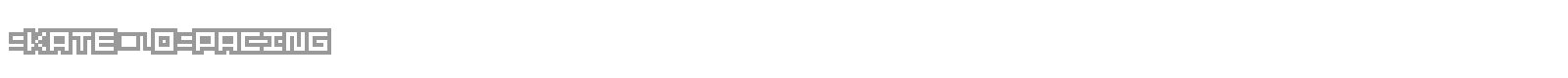 SkateC font preview