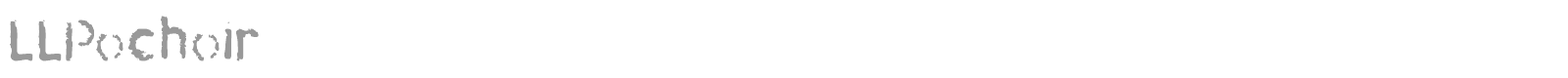 LL Pochoir font preview