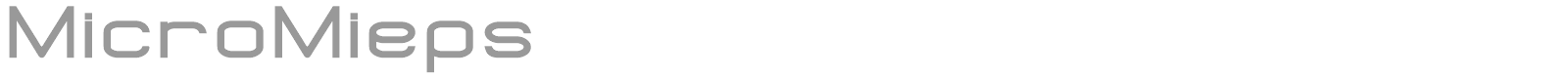 Micro Mieps font preview