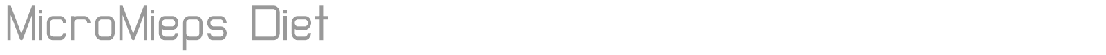 Micro Mieps font preview