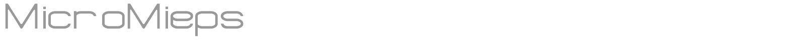 Micro Mieps font preview