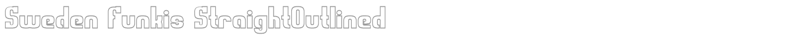 Sweden Funkis font preview