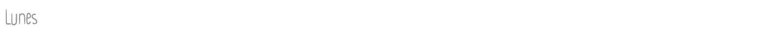 Lunes font preview