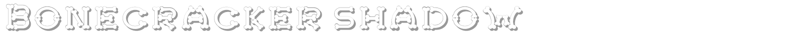 Bonecracker font preview