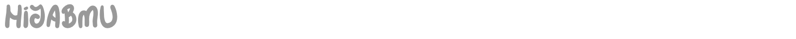 Hijabmu font preview