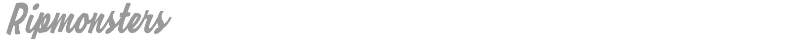 Ripmonsters font preview