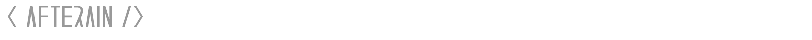 Afterain font preview