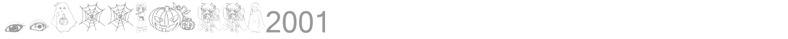 Halloween 2001 font preview