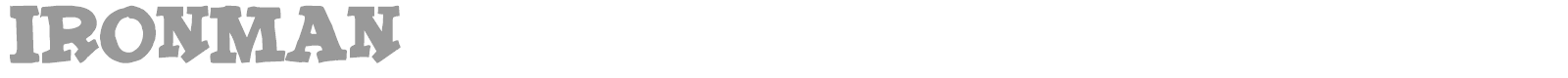 Iron Man font preview