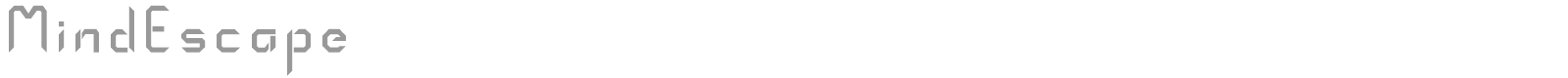 Mind Escape font preview