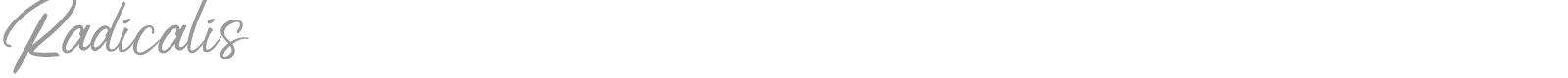 Radicalis font preview