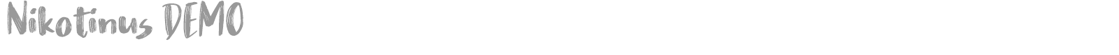 Nikotinus font preview