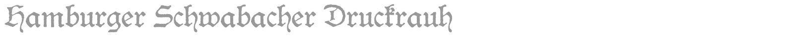 Hamburger Schwabacher font preview