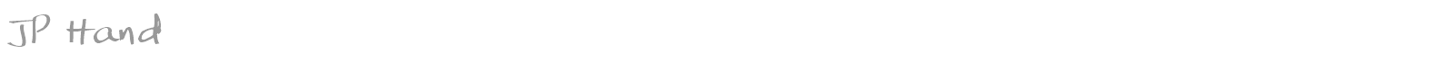 JP Hand Straight font preview