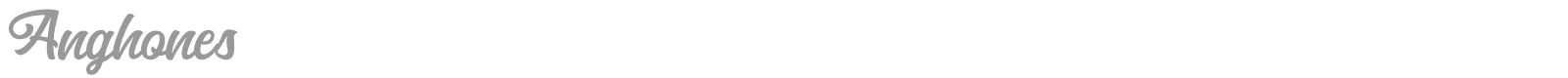 Anghones font preview