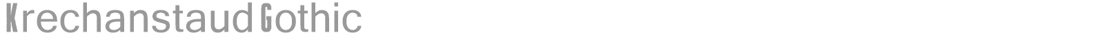 Krechanstaud Gothic font preview