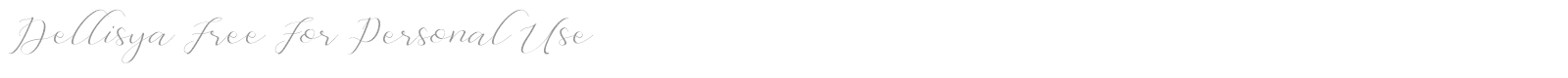 Dellisya font preview