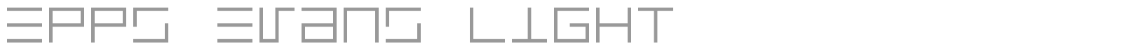 Eppy Evans font preview