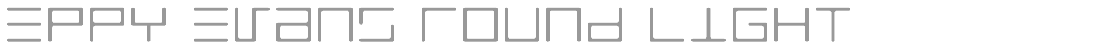 Eppy Evans font preview