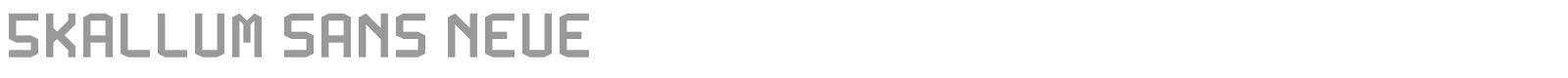 5 Kallum Sans Neue font preview