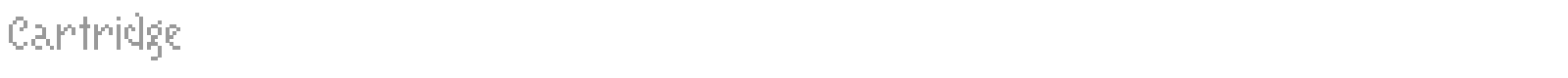 Cartridge font preview