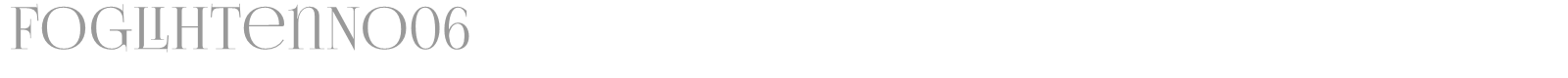 Foglihten No06 font preview