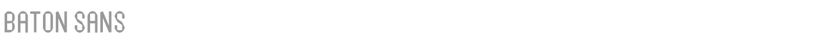 Baton Sans font preview