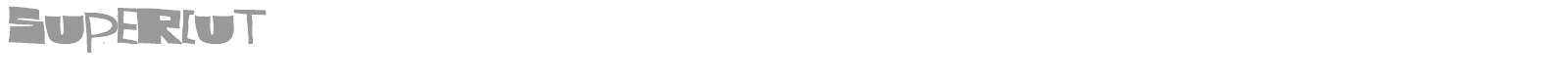 Super Cut font preview