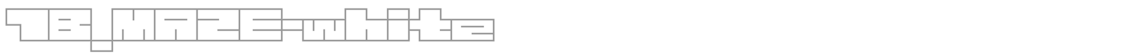 1B Maze font preview