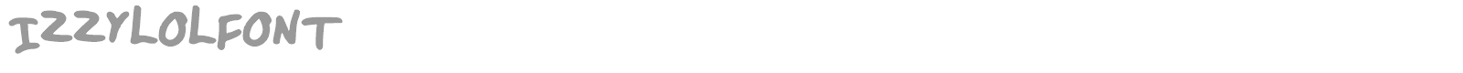 Izzy LOL Font font preview